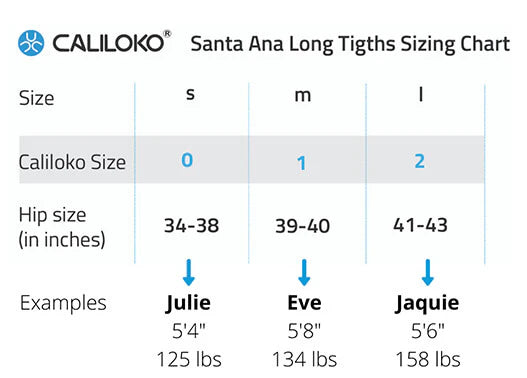 Caliloko Santa Ana Active 7/8 Tights Mid Rise